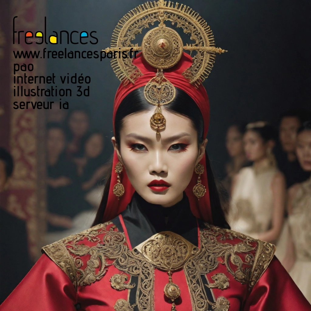 Pao mise en page internet vidéo illustration 3d serveur IA générative AI freelance paris studio de création magazines ldgicdz0